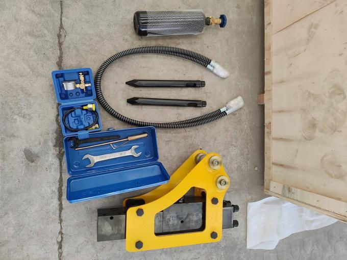 Thumbnail: TYPHON Attachments Hydraulic Break Hammer Attachment for Mini Digger USA