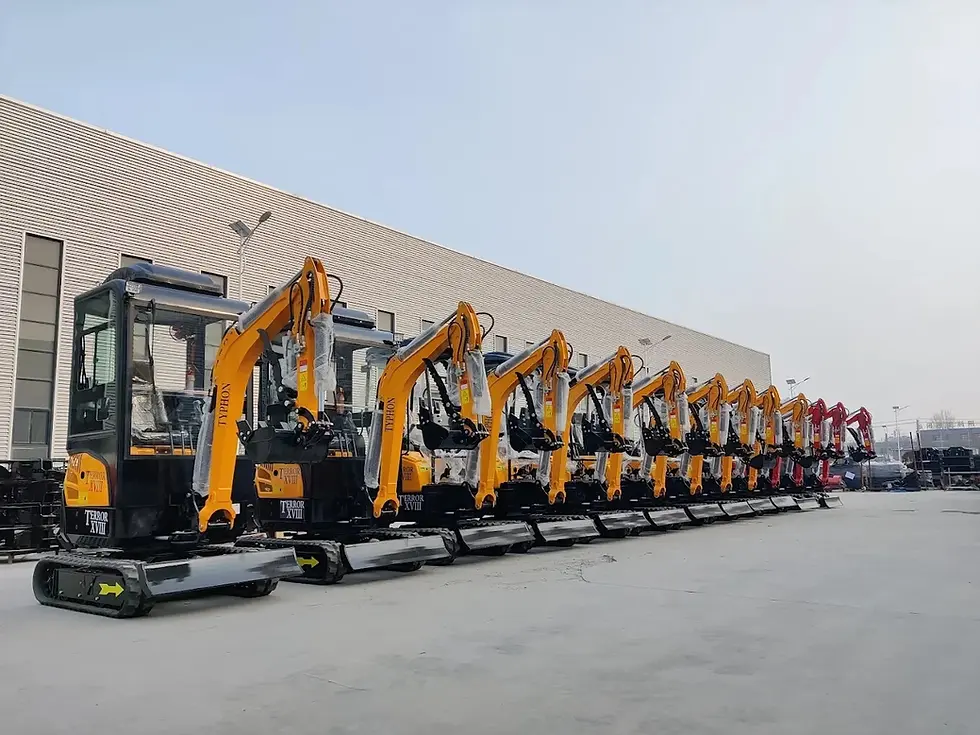 Thumbnail: 4,000 lbs Terror XVIII Mini Excavator, EPA Certified KUBOTA D902 Diesel Machine