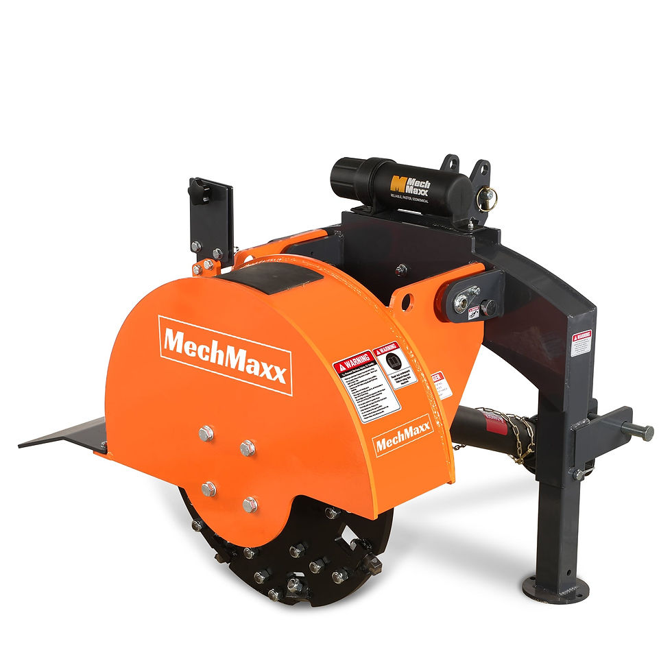 Thumbnail: 3-Point PTO Stump Grinder with 34 Carbide Teeth , for 15-45HP Tractor, SG24