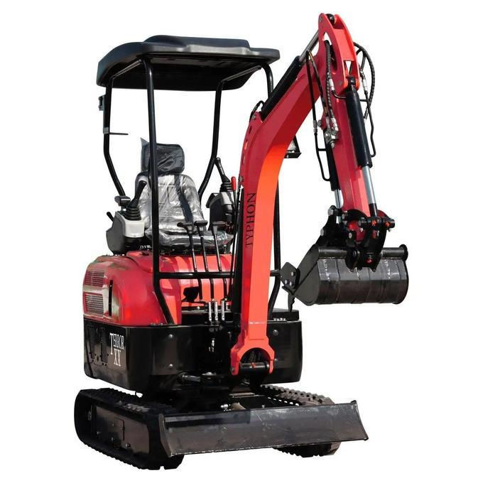 Thumbnail: 2025 4,000 lb TYPHON TERROR XX Mini Excavator Rubber Track with Kubota D902 Dies