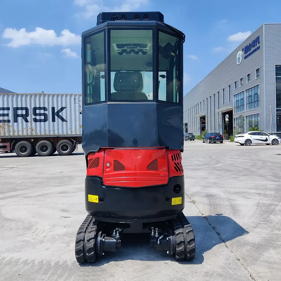 Thumbnail: 2 Ton New Mini Excavator Digger Tractor, EPA certified KUBOTA D902 Diesel Engine