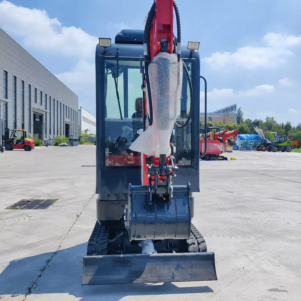 Thumbnail: 2 Ton New Mini Excavator Digger Tractor, EPA certified KUBOTA D902 Diesel Engine
