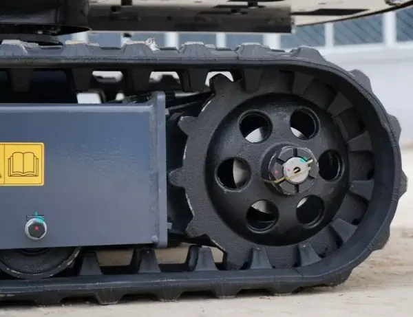 Thumbnail: In USA Mini Excavator 1 Ton Digger 13.5hp Gas Tracked Crawler B&S EPA Engine