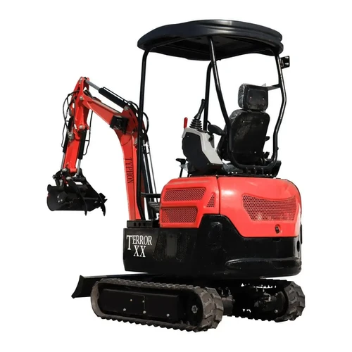 2025 4,000 lb TYPHON TERROR XX Mini Excavator Rubber Track with Kubota D902 Dies