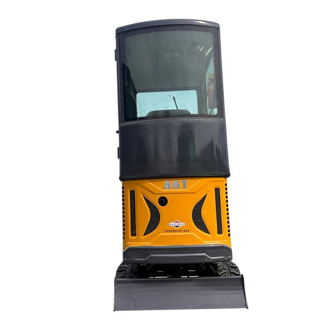 Thumbnail: AGT 13.5 HP B&S 1 Ton Mini Small Cab Excavator, With Hydraulic Thumb and Swing B