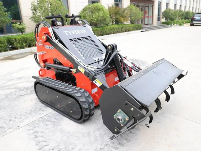 Thumbnail: Skid Steer Loader Rotary Plow Tiller Attachment USA