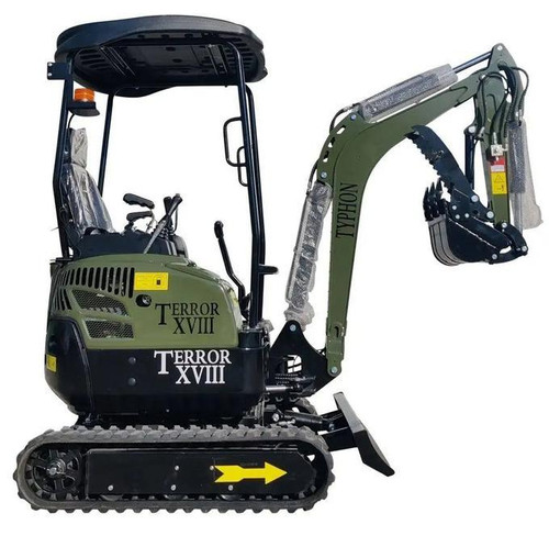 2025 4000 lb Typhon Terror XVIII Mini Excavator Rubber Track with Kubota Diesel