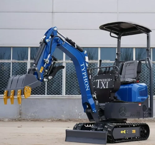 TERROR XI Mini Excavator 1 Ton Digger 13.5hp Gas Tracked Crawler B&S EPA Engine