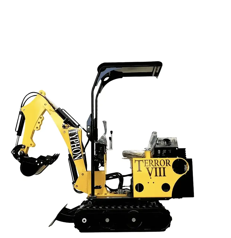 Thumbnail: TYPHON TERROR On Tracks VIII 800kg Mini Excavator USA