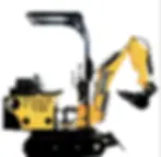 Thumbnail: TYPHON TERROR On Tracks VIII 800kg Mini Excavator USA