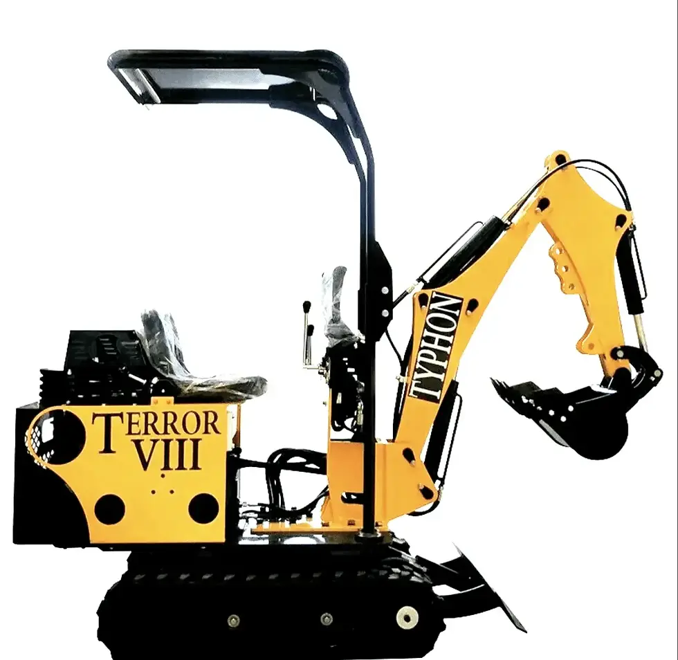 Thumbnail: TYPHON TERROR On Tracks VIII 800kg Mini Excavator USA