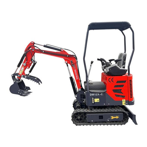 2024 Latest AGT 13.5 HP B&S 1 Ton Mini Small Excavator, With Hydraulic Thumb and