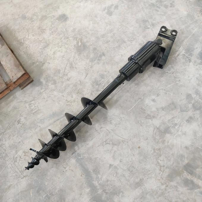 Thumbnail: TYPHON Attachments Auger Drill Attachment for Mini Excavators Machinery USA