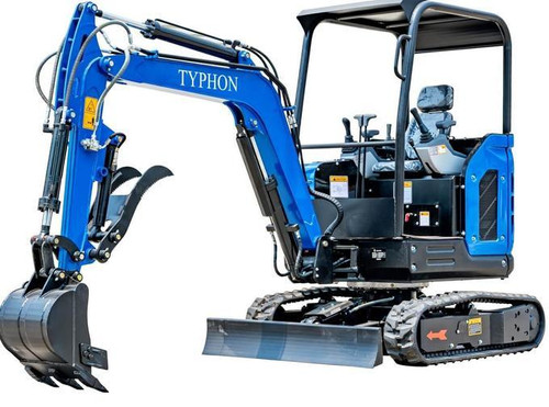TYPHON TERROR X2 STORM Mini Excavator 2.5 Ton Diesel Kubota V1505 25HP Engine US