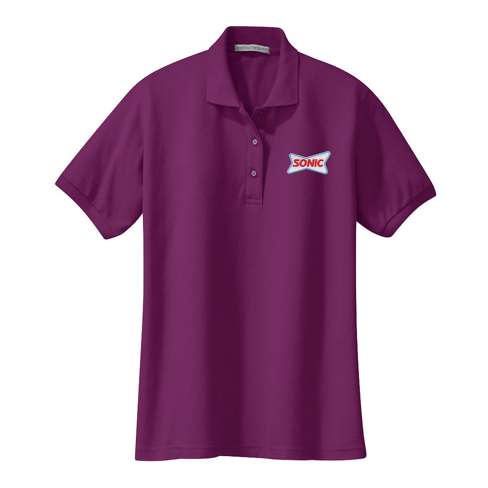Thumbnail: L500 SONIC PORT AUTHORITY LADIES PIQUE POLO