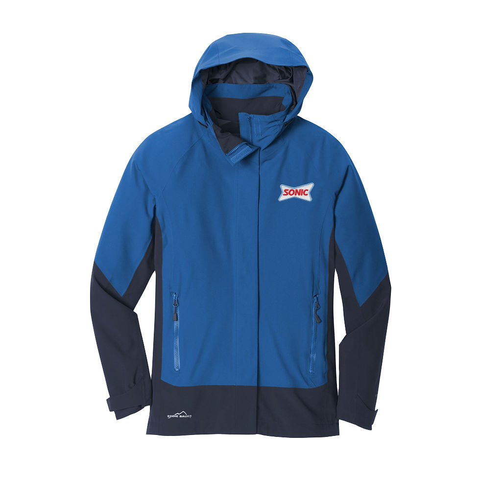 Thumbnail: EB559 SONIC EDDIE BAUER WEATHEREDGE LADIES HOODED WATERPROOF JACKET