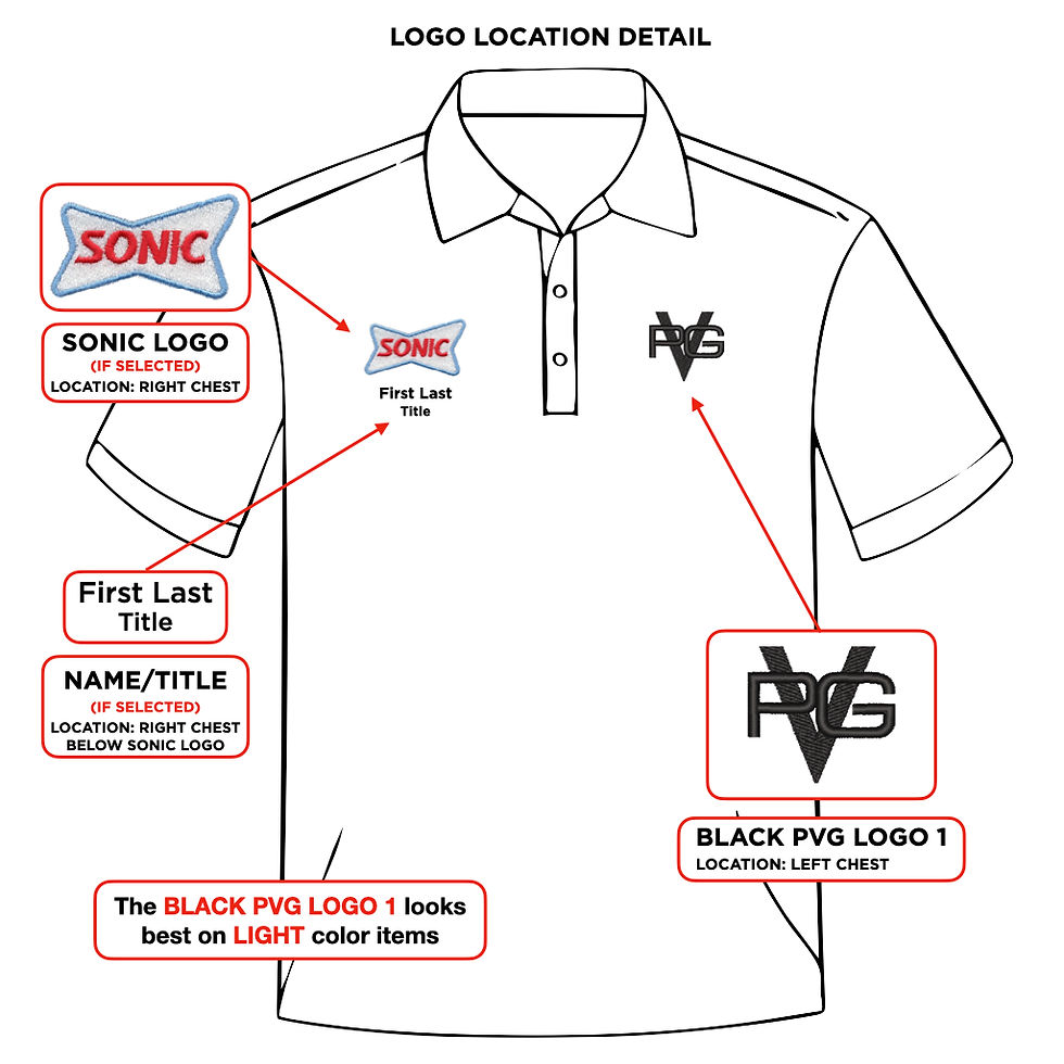 Thumbnail: ORDER BLACK PVG LOGO 2 EMBROIDERY
