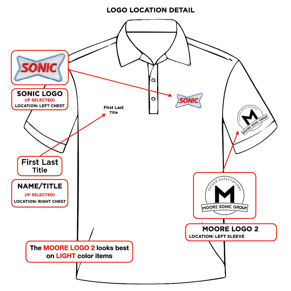 Thumbnail: MOORE SONIC GROUP LOGO 2 EMBROIDERY