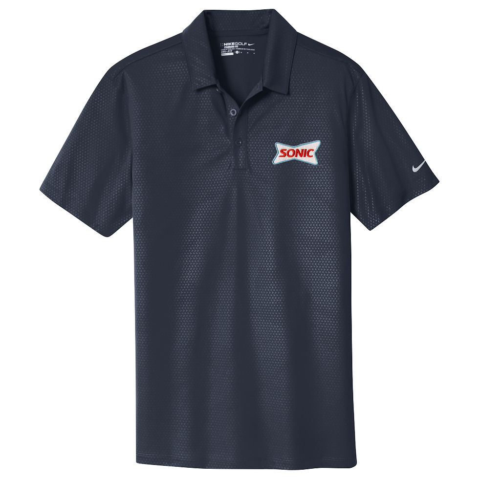 Thumbnail: 838964 NIKE DRI-FIT EMBOSSED TRI-BLADE POLO