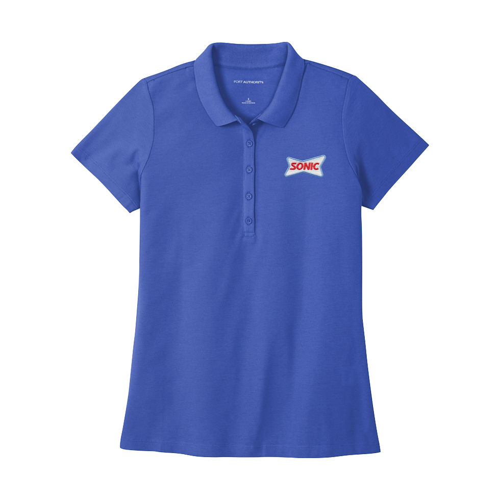 Thumbnail: LK810 SONIC PORT AUTHORITY LADIES LUXE POLO