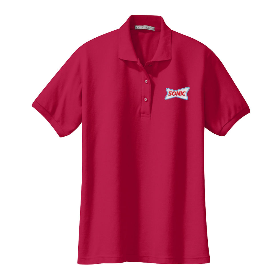 Thumbnail: L500 SONIC PORT AUTHORITY LADIES PIQUE POLO
