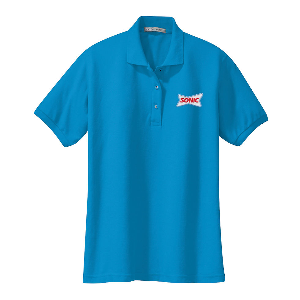 Thumbnail: L500 SONIC PORT AUTHORITY LADIES PIQUE POLO