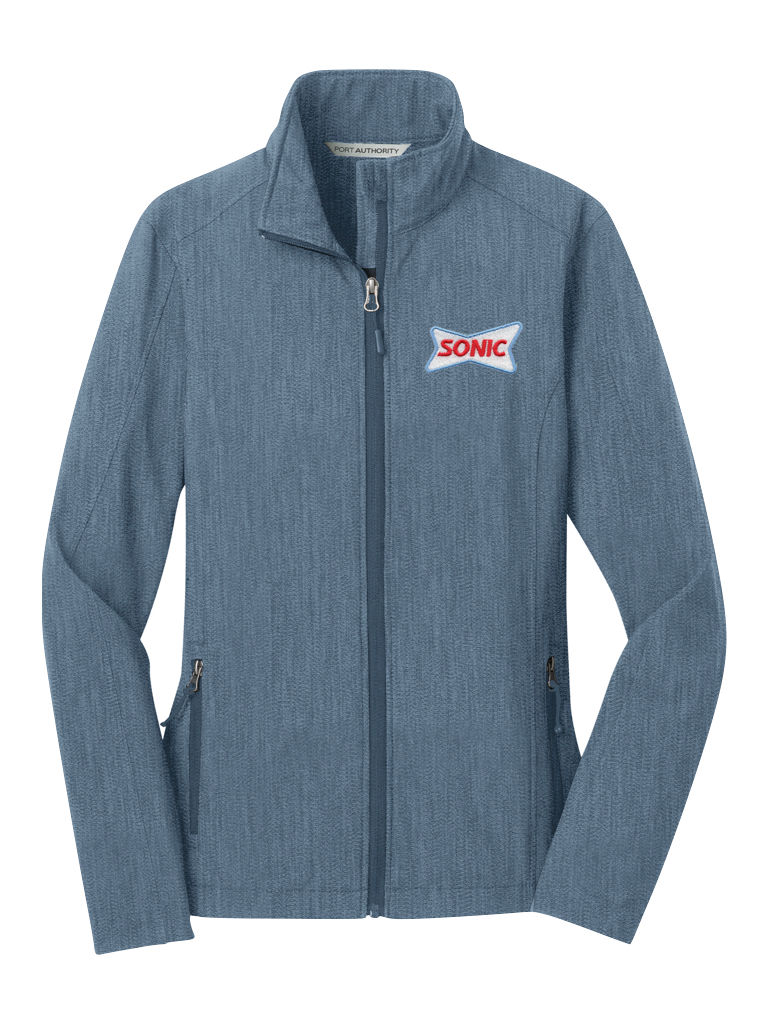 Thumbnail: L317 LADIES FULL ZIP SOFT SHELL JACKET