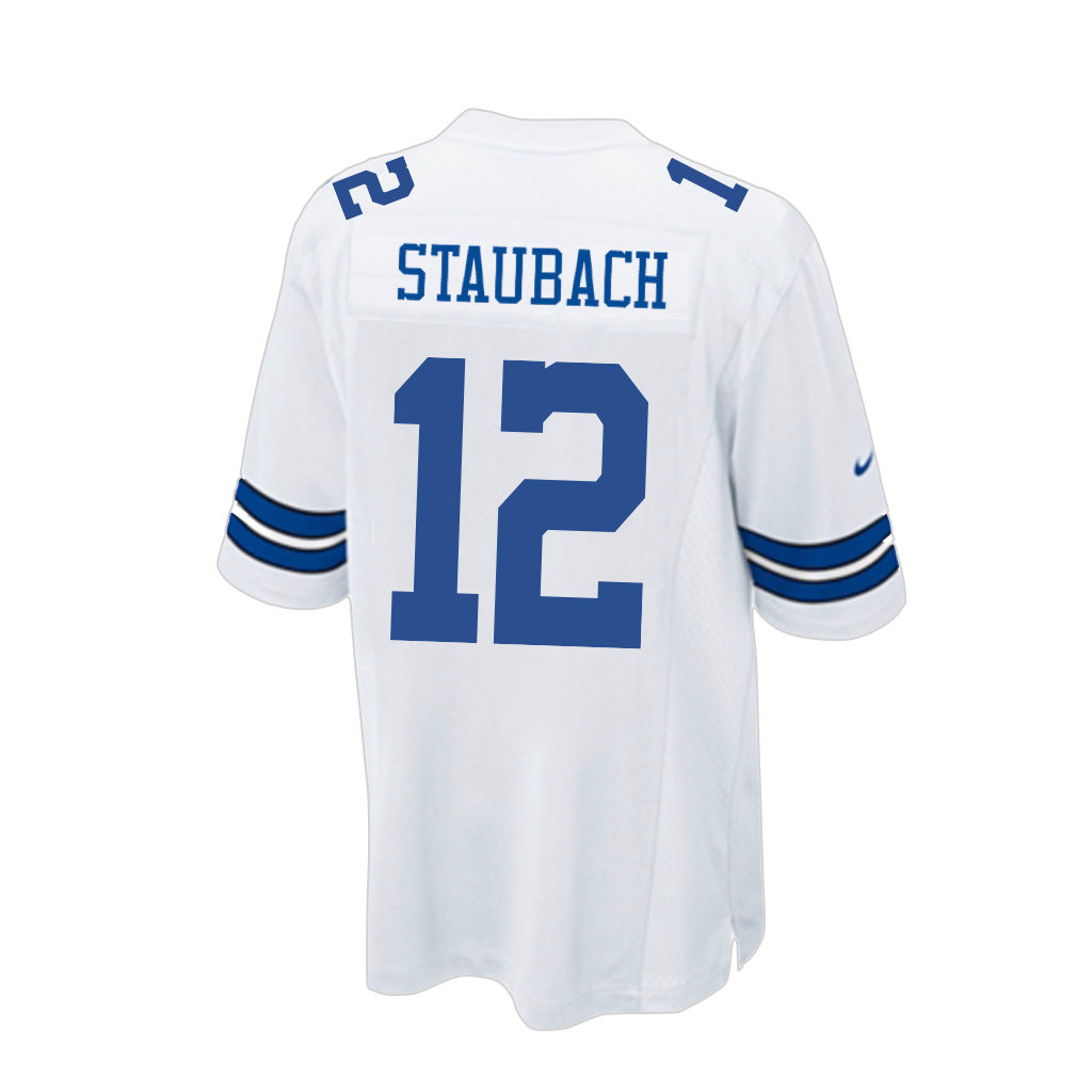 Roger Staubach 12 Nike Game Replica