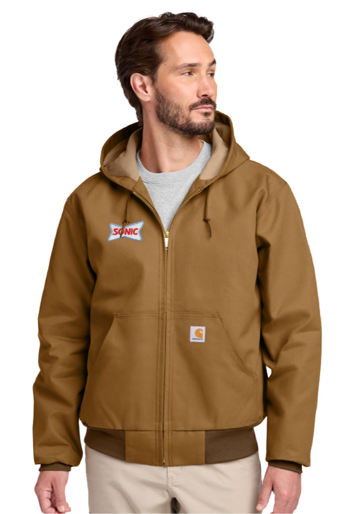 CT106678 SONIC CARHARTT® FLANNEL LINED DUCK JAC