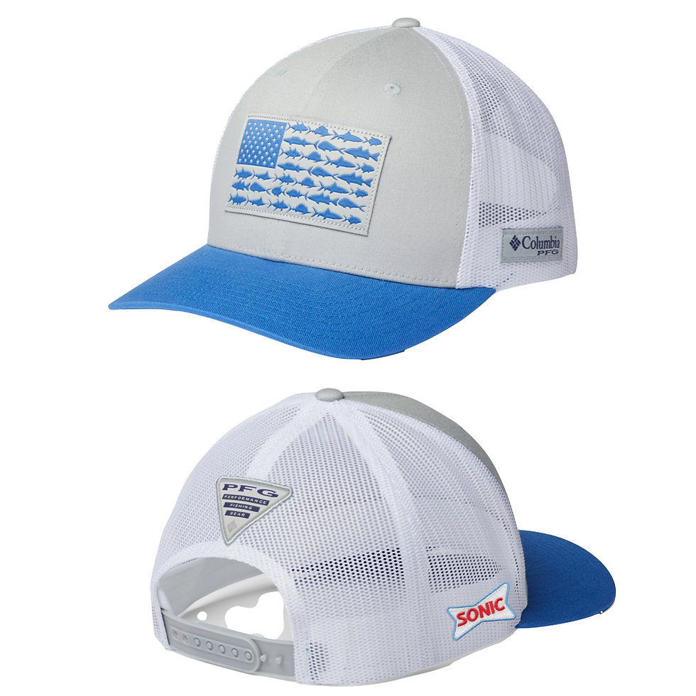 Thumbnail: 1837001 SONIC COLUMBIA PFG FISH FLAG SNAPBACK CAP