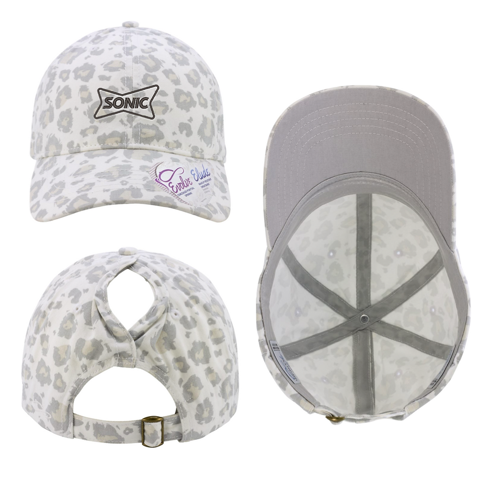 Thumbnail: 97795 INFINITY HER HATTIE SONIC PONYTAIL FASHION PRINT CAP
