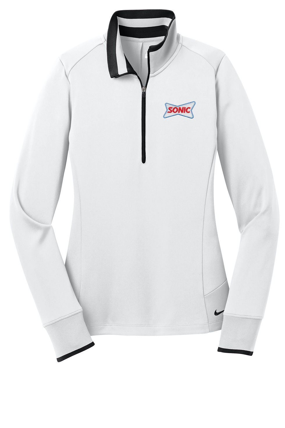 Thumbnail: 578674 LADIES NIKE SONIC 1/2-ZIP COVER-UP