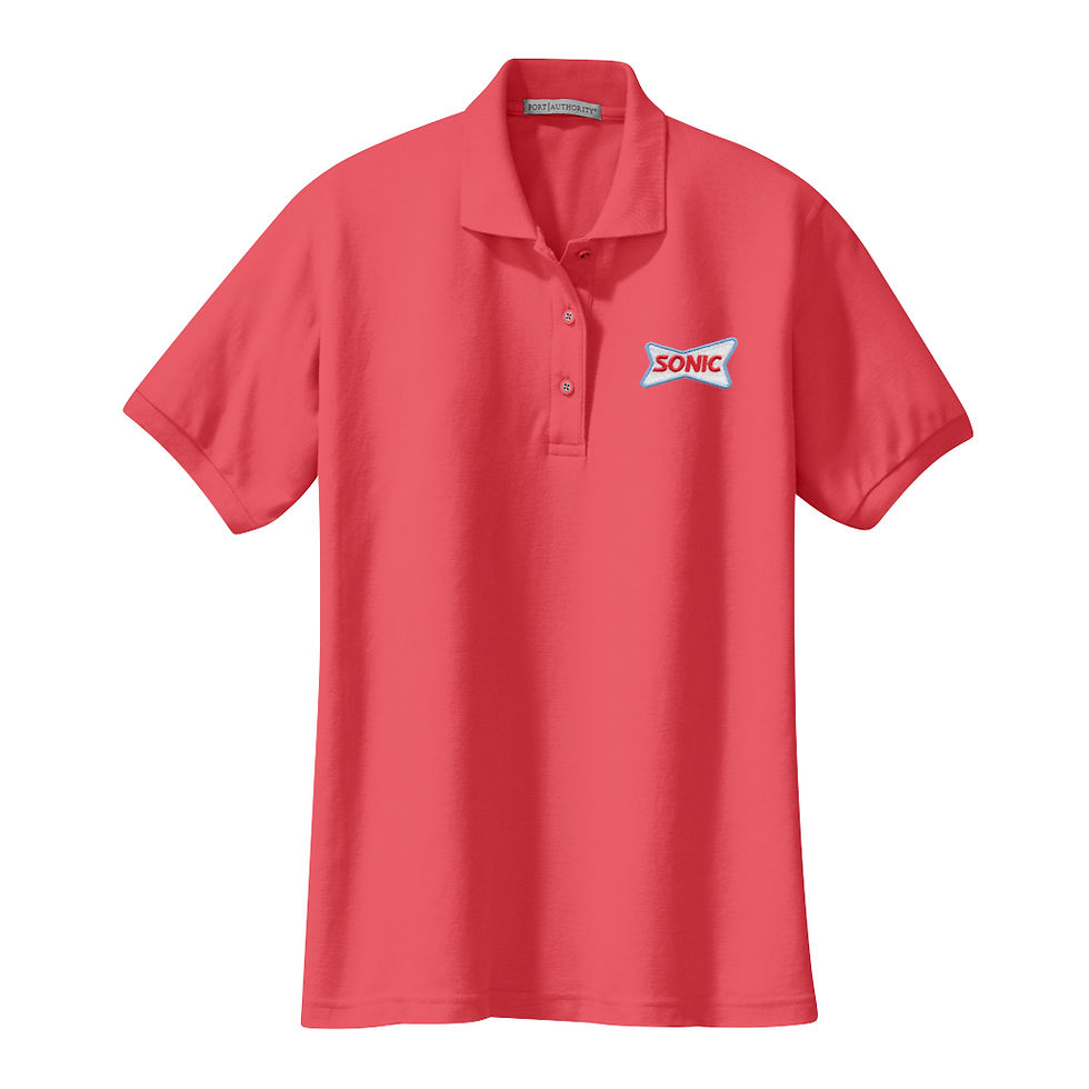 Thumbnail: L500 SONIC PORT AUTHORITY LADIES PIQUE POLO