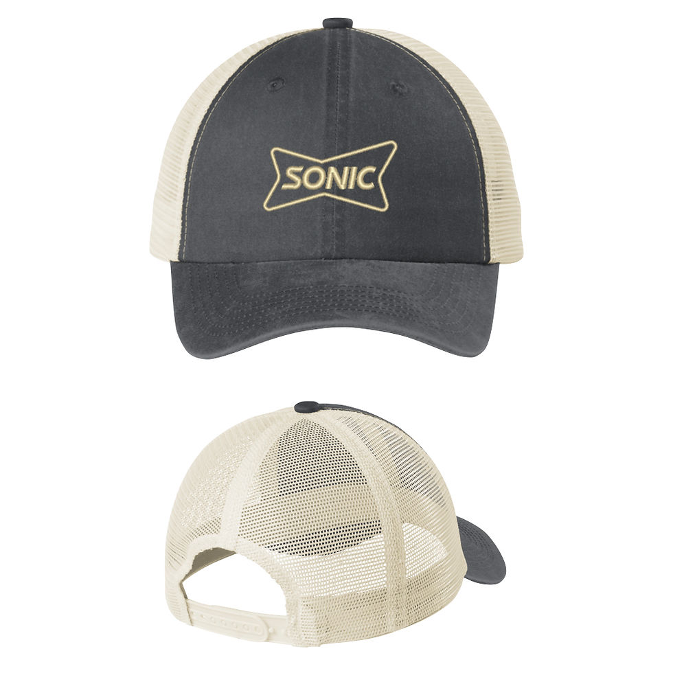 Thumbnail: C943 SONIC PORT AUTHORITY ANTIGUA COVE BEACH WASH MESH BACK CAP