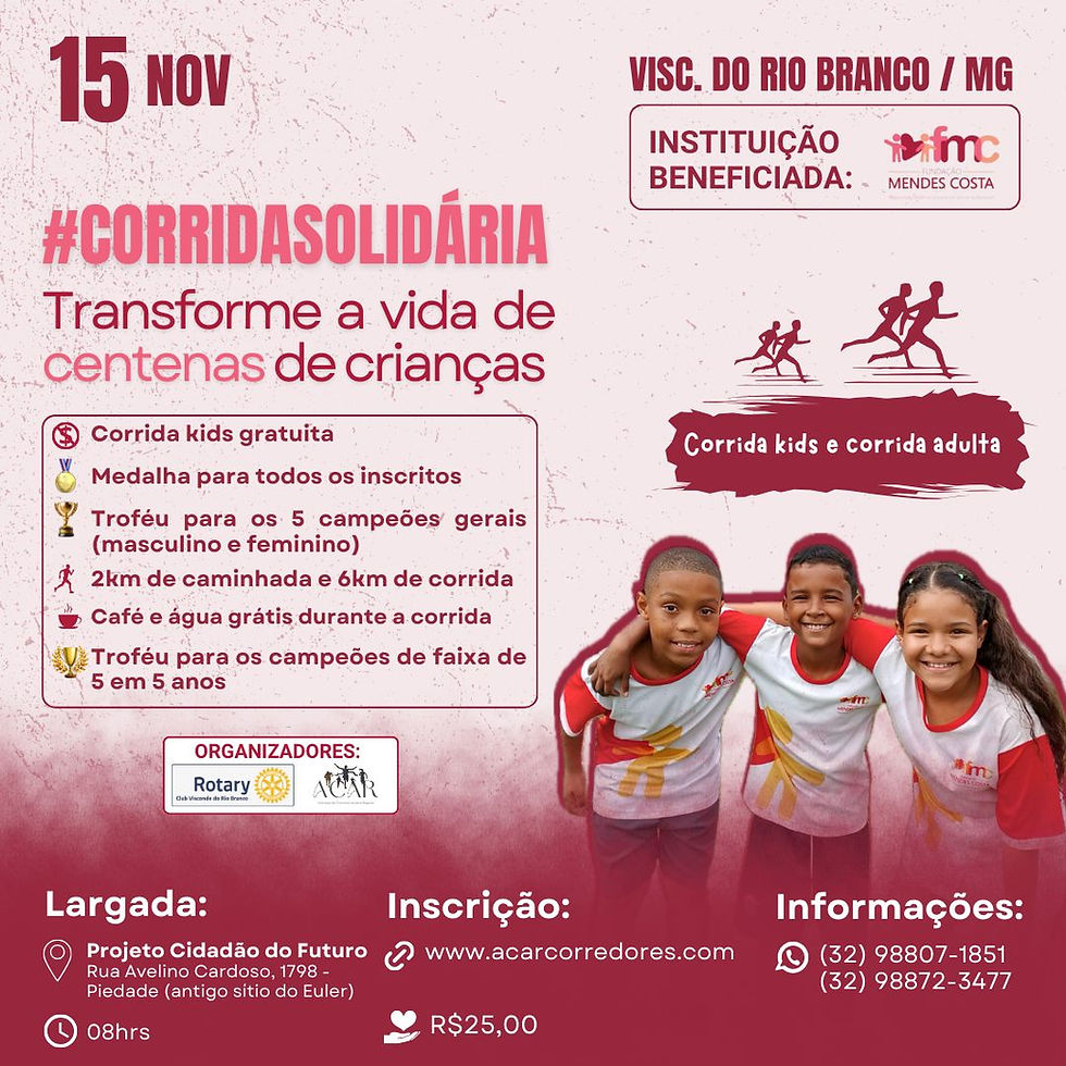 Corrida Solidária Fundação Mendes Costa