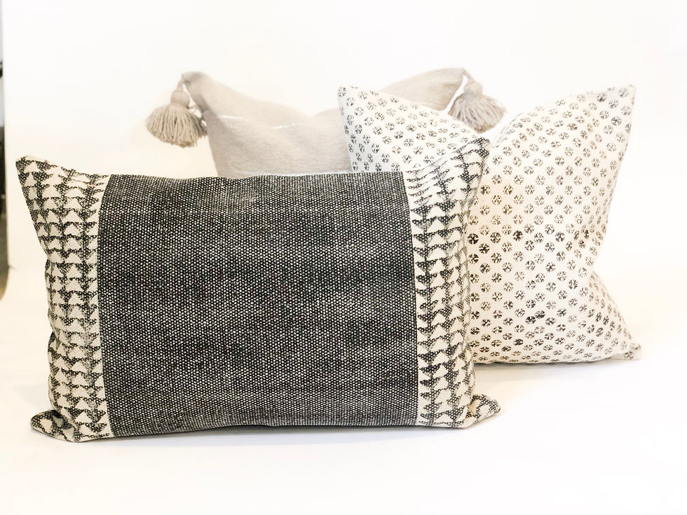 Thumbnail: Dottie Printed Canvas Pillow Cover