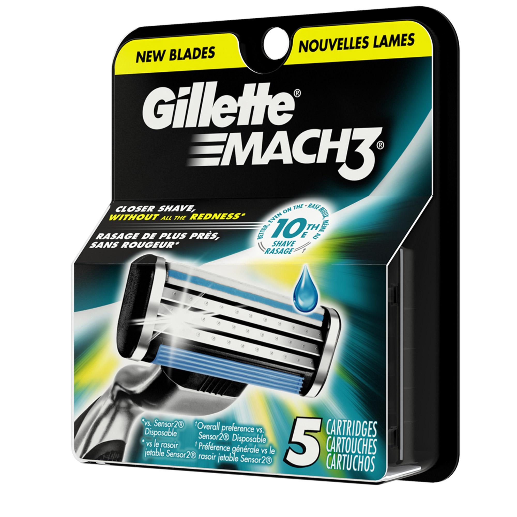 Gillette Mach3 Blades (5pcs in a pack)