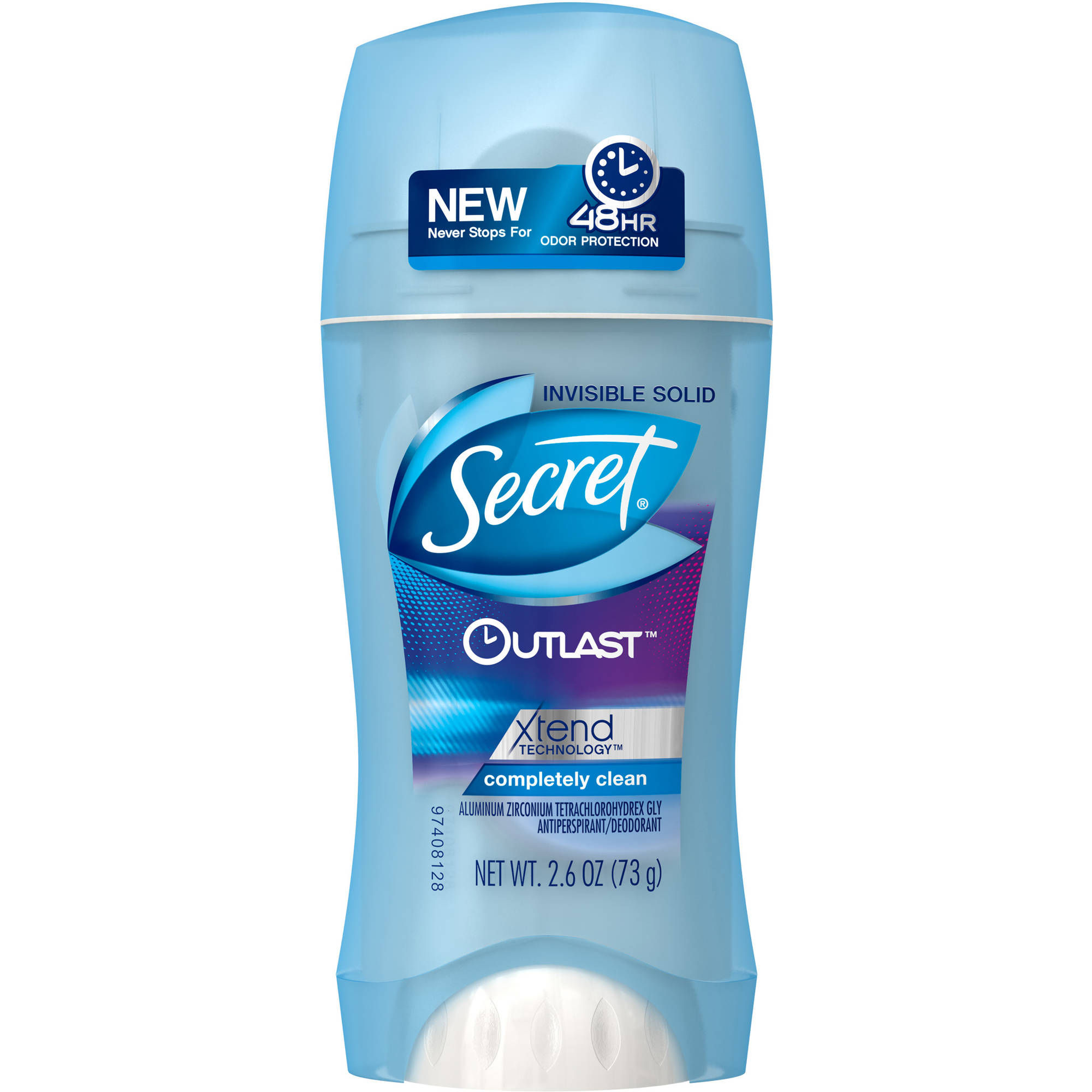 Secret Deodorant (completely clean)                      Weight:2.6oz