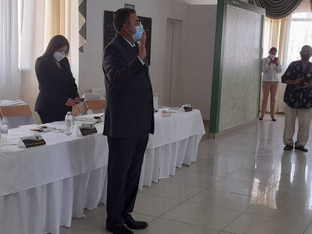 Acto de juramentación de incorporación de nuevos procuradores y nuevos miembros en el Capítulo de La