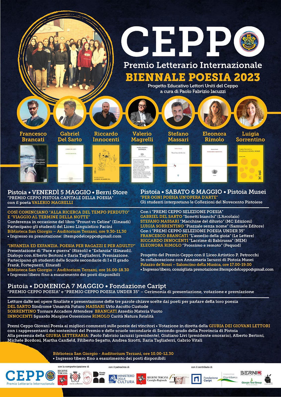 Cartel del Premio Ceppo Poesia 2023