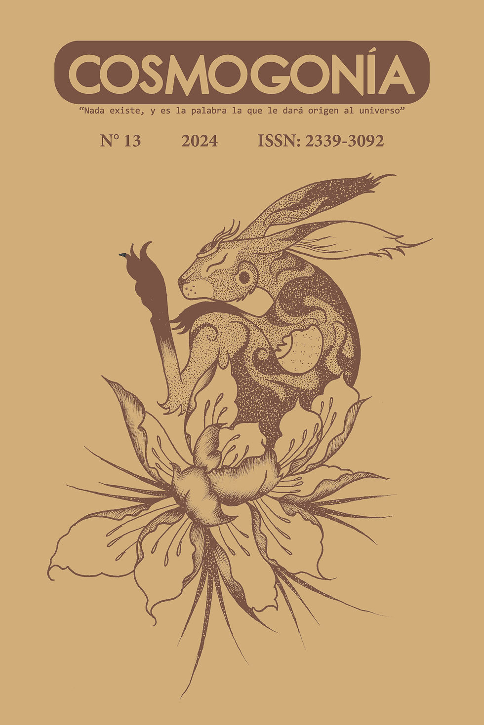Portada revista Cosmogonía No. 13 (2024)