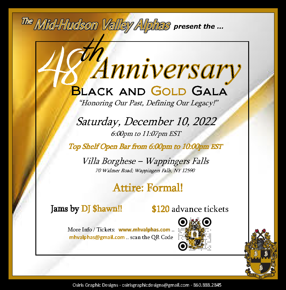 Kappa Upsilon Lambda's 48th Anniversary Black & Gold Gala