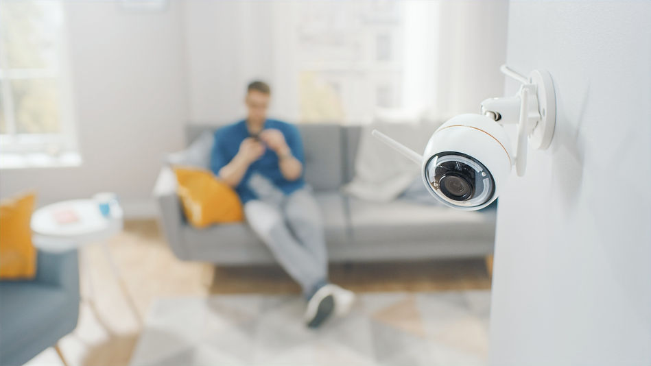 cctv camera in a home