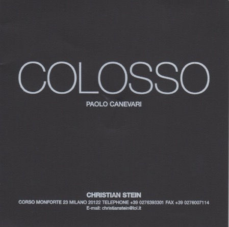 Paolo Canevari. Colosso, 2002