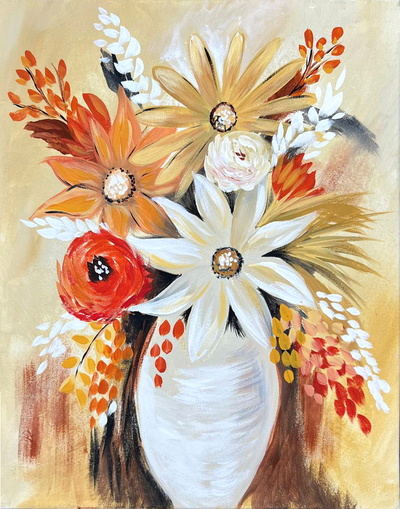 ***NEW TIME***08/05- (Wednesday) Wild Flowers Paint Party @ SCP Hotel in Redmond