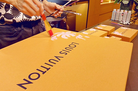 BenLiu,LV,LouisVuitton,livepainting,customart,customluxurygood,liveevent,pr,event,drawing,illustrtaion,illustrator,montreal,canada,artist,art