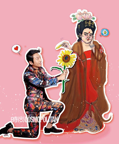 Ben Liu, illustration, fashion, art, magazine, cosmopolitan, drawing, 时尚, 白客, China