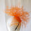 Thumbnail: Orange Crinoline Headband Headpiece by Catherine Storm right back view