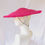 Thumbnail: Hot Pink Dior Brim Hat by Catherine Storm Millinery left view 2