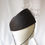 Thumbnail: Black and White Percher Hat by Catherine Storm Millinery back view